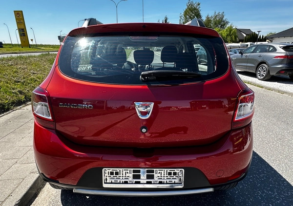 Dacia Sandero Stepway cena 29900 przebieg: 189982, rok produkcji 2015 z Świerzawa małe 191